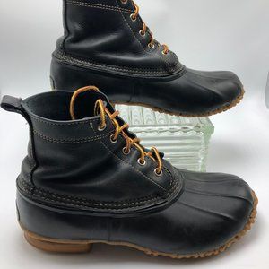 Vintage Eddie Bauer Men's Rain Duck Boots Black-9